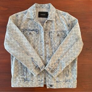 SOLD Coach Signature Denim Jacket Size Small NWOT